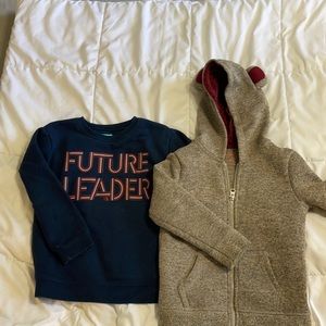 Bundle of 2 toddler sweaters